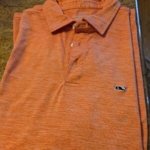 Vineyard Vines Men's Vibrant Orange Polo